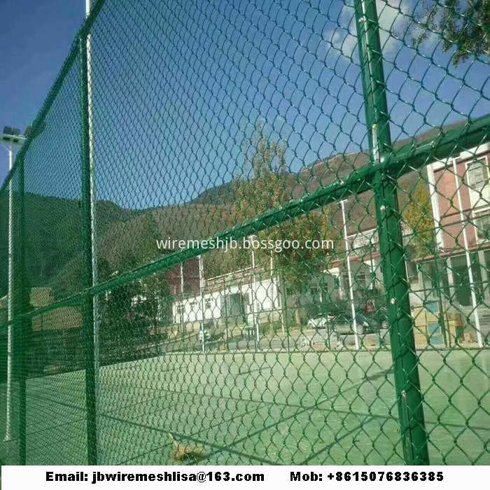 PVC Coated And Galvanized Chain Link Fence