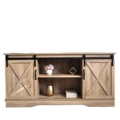 Sliding Barn Doors TV Stand for Home