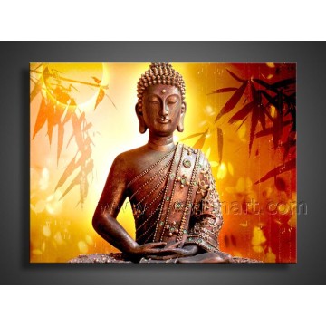 Hand Painted Buddha Art Oil Painting