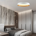 Grano de madera de aluminio 37W 55W Lámpara de techo minimalista