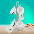 Kitchen Accessories 6pc Mug Tree Cup Hanger Rack,Cup drying rack