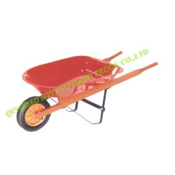 wooden handle, 10L plastic tray, kid's wheelbarrow WH0201-I