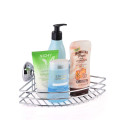 wall mounted meal bathroom suction cup shower caddy for shampoo