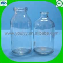 Vial moldeado transparente de 100 ml