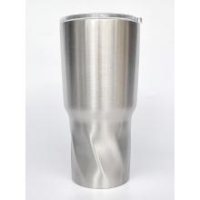 Curve Twist Stainless Steel Tumbler with Lid