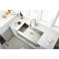 Brushed Single Bowl Apron Front Kitchen Sink