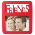 Red Beautiful Plastic Photo Frame Friends For Gifts