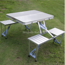 Tables et chaises pliantes en alliage d&#39;aluminium