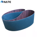 Tailles personnalisées zirconium corundum polissage ceinture abrasive