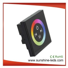 Regulador del panel de tacto del RGB del LED (WiFi, DMX, IR, RF, tarjeta del SD, tacto)
