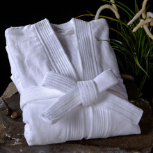 Unisex 100% Baumwolle Leichte Waffel Weave Spa Hotel Robe Nachtwäsche