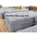 Caja de Gabion galvanizado caliente 80X100mm para la presa de Rockfill