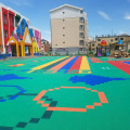 Alfombrilla de plástico para jardín de infantes al aire libre