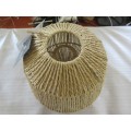 Paper rope woven chandelier quality inspection in Shandong