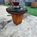 Pliant Corten Steel Outdoor Garden BBQ Grills