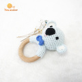 Crochet Beech Wood Koala Teether Baby Toys