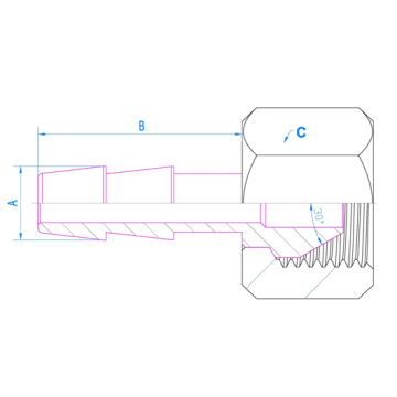 High Qaulity Brass Pipe Fittings Female Hosetail