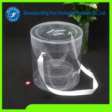 Plastic Cylinder Packaging PVC Clear Gift Boxes