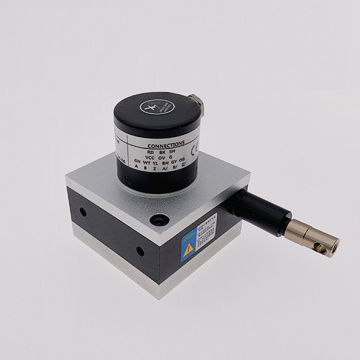 Rope displacement linear position digital travel sensor