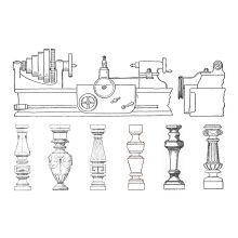 CNC Wood Turning Lathe Machine CNC Wood Lathe