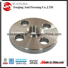 Mecanizado CNC de alta precisión Brida de acero galvanizado