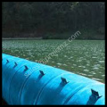 China Round Water Filling Water Bladder Rubber Dam to Pakistan