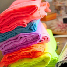 High Twist Spun Polyester Voile Fabric Used for Scarf and Dress with Soft Handfeel