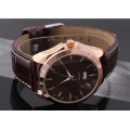 Customised Leather Strap Fashion Men Design Watch