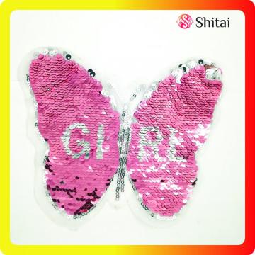 Colorful butterfly reversible patches