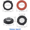 Hose Rubber Seals Gasket and Mesh Filter Set