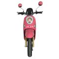 Front LED lamp with pink color electric scooter