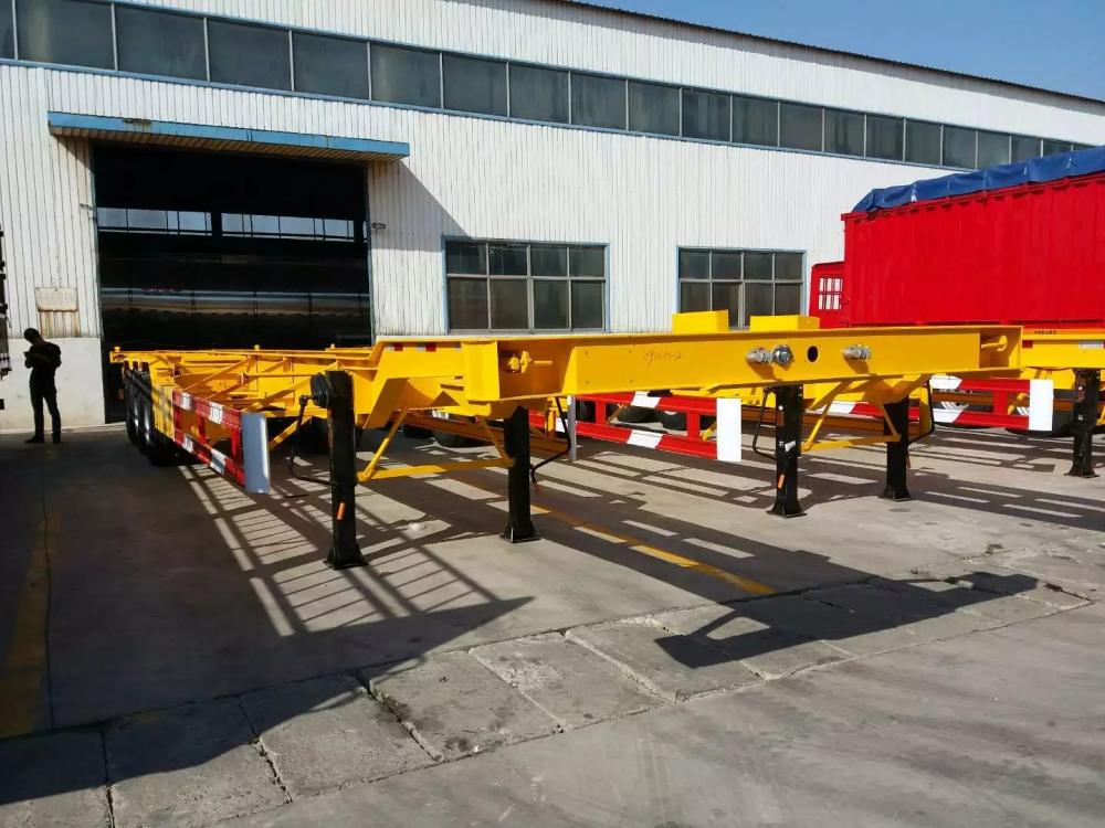 Skeleton Container Diesel Transport Trailer