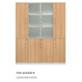 Foh Design moderne Cabinet de bois en bois ouvert Open Office (FOH-AM1620-B)