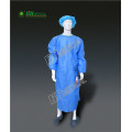 Polypropylene+PE Film Lamination  isolation gown