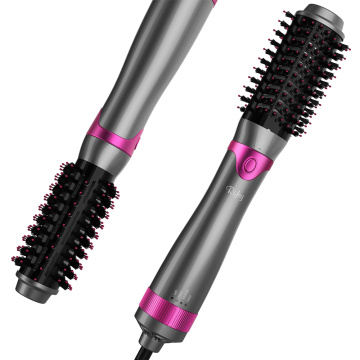 Hot Air Brush Hair Dryer Flat Iron