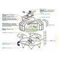 Tour de refroidissement industrielle FRP