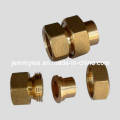 Conector plano FxC de bronce