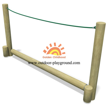 Children's Wooden Roll Rope Balance Park Playground