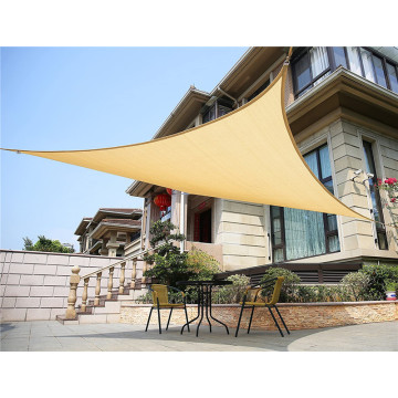 100% HDPE garden sun shade sail with UV 3-5 years