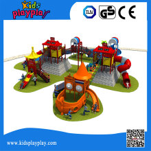 Kidsplayplay Public Place Outdoor Children Playground Equipamento com Slide