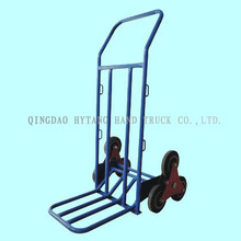 stair climbing hand trolley,75kgs capacity,toe plate width 3