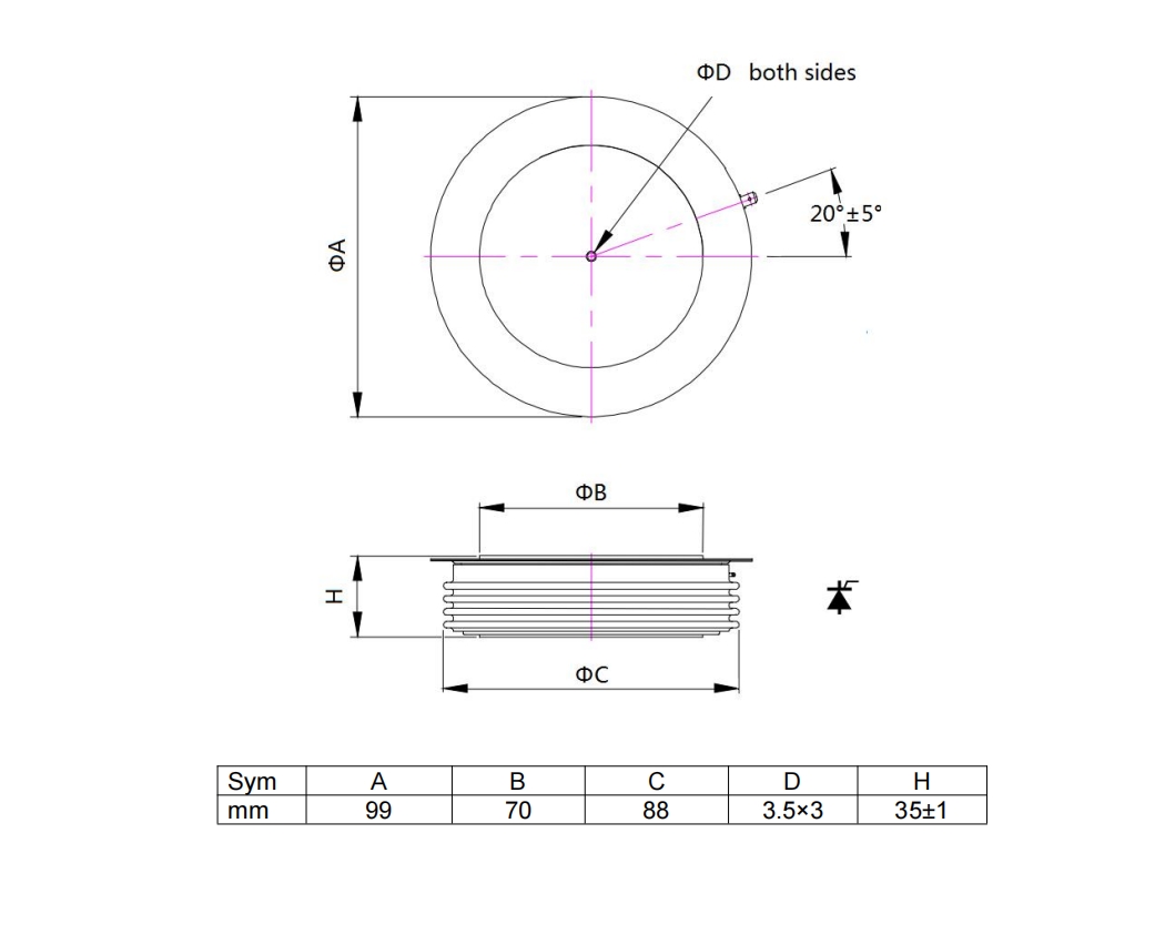 YZPST-KP1000A6500V YZPST-KP1000A6500V