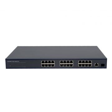 24 Puertos Poe Switch 1 SFP 1 RJ45