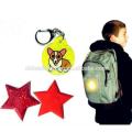 Lovely Reflective Soft PVC Key Chain Custom, Custom Free Safety Sticker