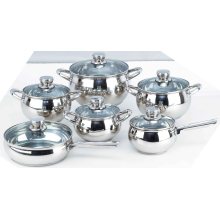 12PCS Stainless Steel Apple Shape Pot