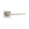 Door Hardware Zinc Door Handle on Square Rosette