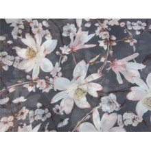 Polyester Chiffon Velvet avec impression