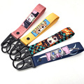 Fashion Cheap Custom Printed Anime Wrist Lanyard