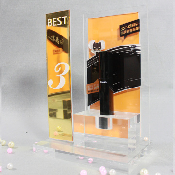 Acrylic Cosmetic Mascara Display Stand eyebrow display