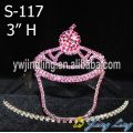 Hot Pink Cupcake Strawberry Tiara Crown